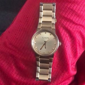 Gold Nixon watch